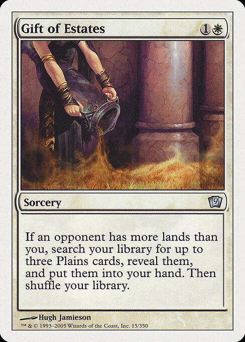 Gift of Estates, carta Magic di tipo Sorcery illustrata da Hugh Jamieson