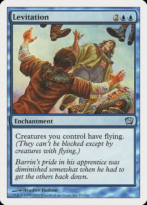 Levitation, carta Magic di tipo Enchantment illustrata da Heather Hudson