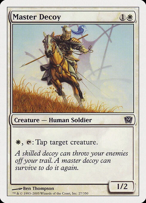 Master Decoy, carta Magic di tipo Creature — Human Soldier illustrata da Ben Thompson