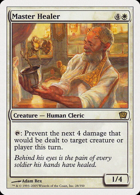 Master Healer, carta Magic di tipo Creature — Human Cleric illustrata da Adam Rex