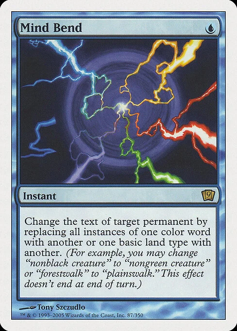 Mind Bend, carta Magic di tipo Instant illustrata da Tony Szczudlo