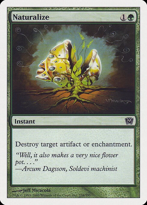 Naturalize, carta Magic di tipo Instant illustrata da Jeff Miracola