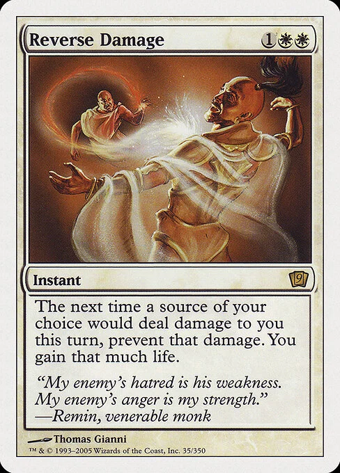 Reverse Damage, carta Magic di tipo Instant illustrata da Thomas Gianni