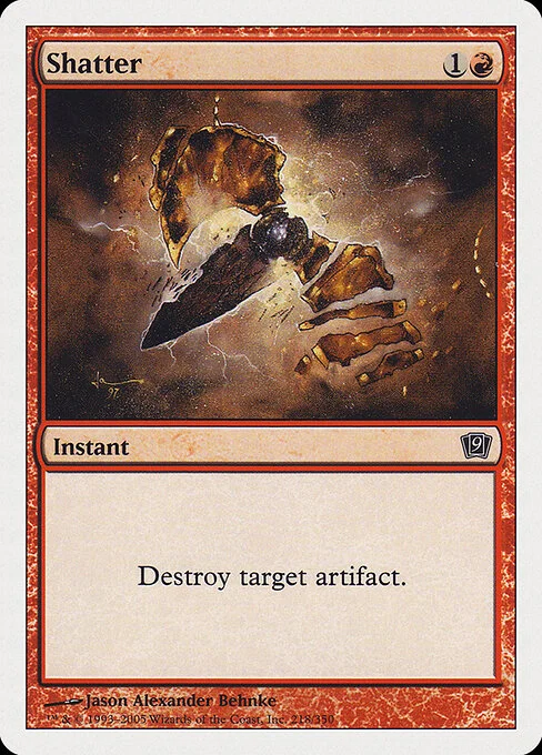Shatter, carta Magic di tipo Instant illustrata da Jason Alexander Behnke