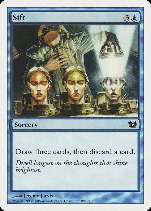Sift, carta Magic di tipo Sorcery illustrata da Jeremy Jarvis
