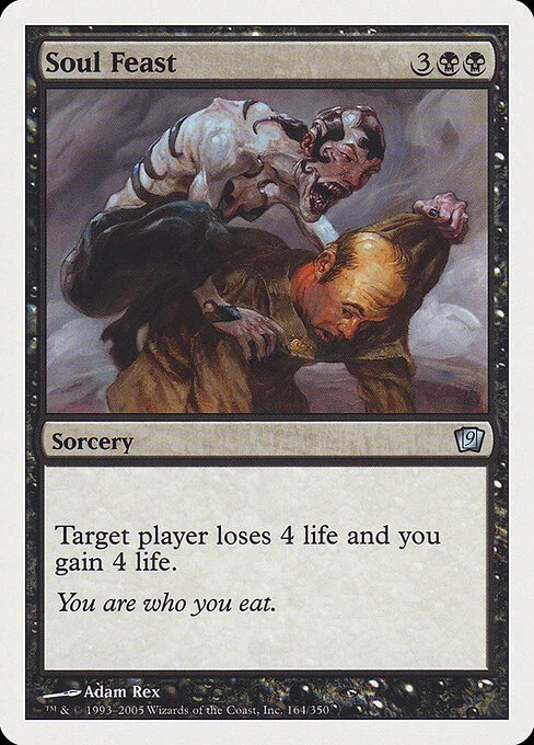 Soul Feast, carta Magic di tipo Sorcery illustrata da Adam Rex
