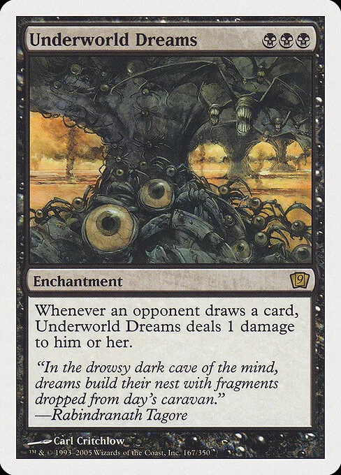 Underworld Dreams, carta Magic di tipo Enchantment illustrata da Carl Critchlow