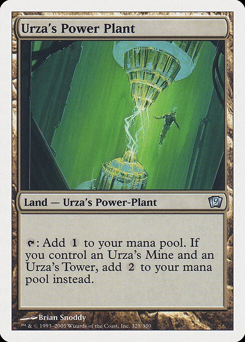 Urza's Power Plant, carta Magic di tipo Land — Urza's Power-Plant illustrata da Brian Snõddy