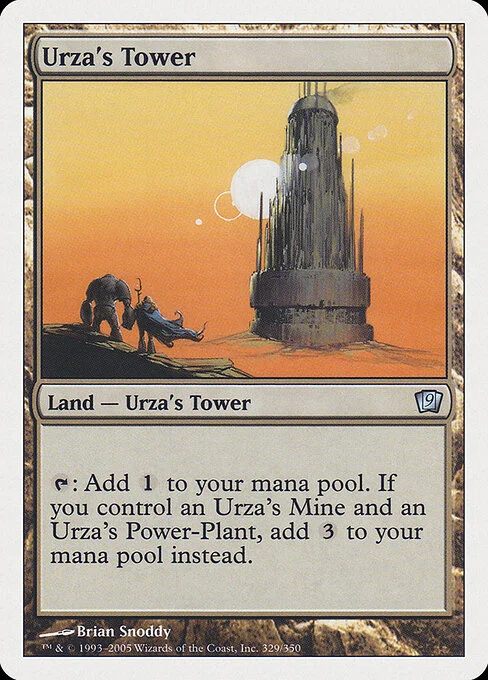 Urza's Tower, carta Magic di tipo Land — Urza's Tower illustrata da Brian Snõddy