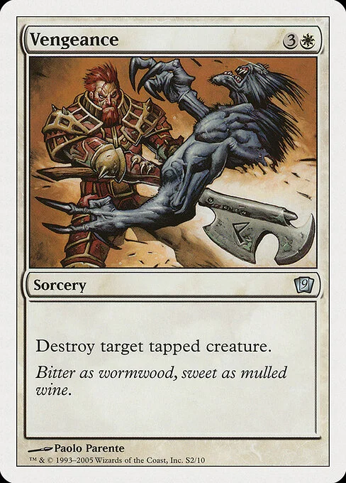 Vengeance, carta Magic di tipo Sorcery illustrata da Paolo Parente