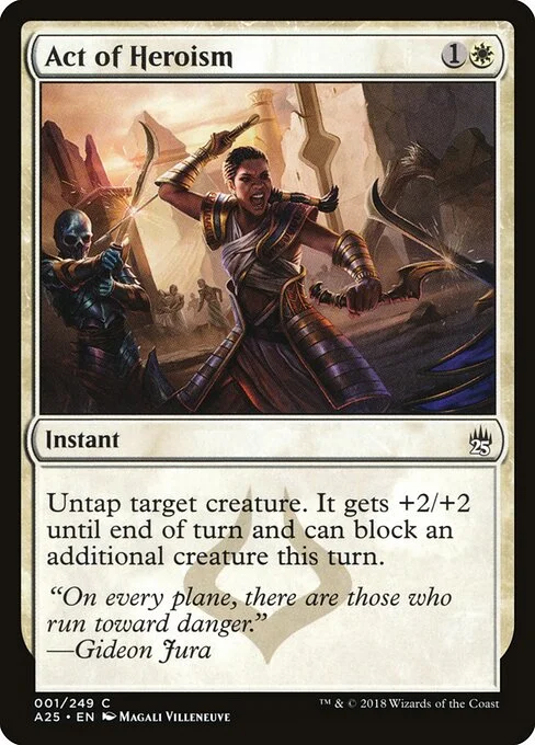Act of Heroism, carta Magic di tipo Instant illustrata da Magali Villeneuve