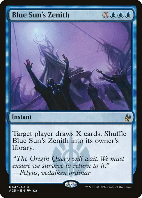 Blue Sun's Zenith, carta Magic di tipo Instant illustrata da Izzy