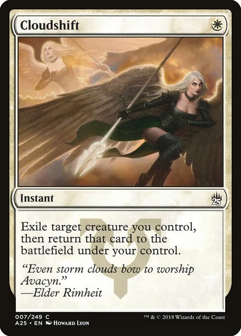 Cloudshift, carta Magic di tipo Instant illustrata da Howard Lyon