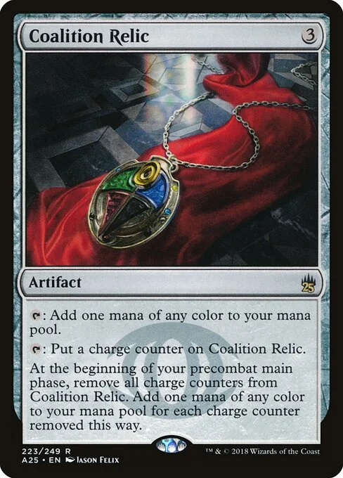 Coalition Relic, carta Magic di tipo Artifact illustrata da Jason Felix
