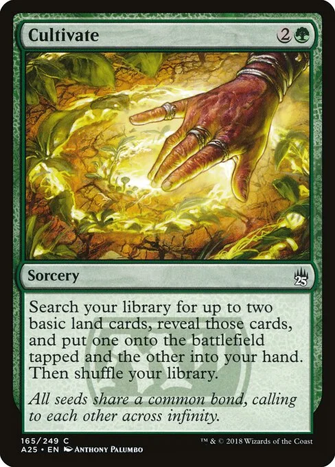 Cultivate, carta Magic di tipo Sorcery illustrata da Anthony Palumbo