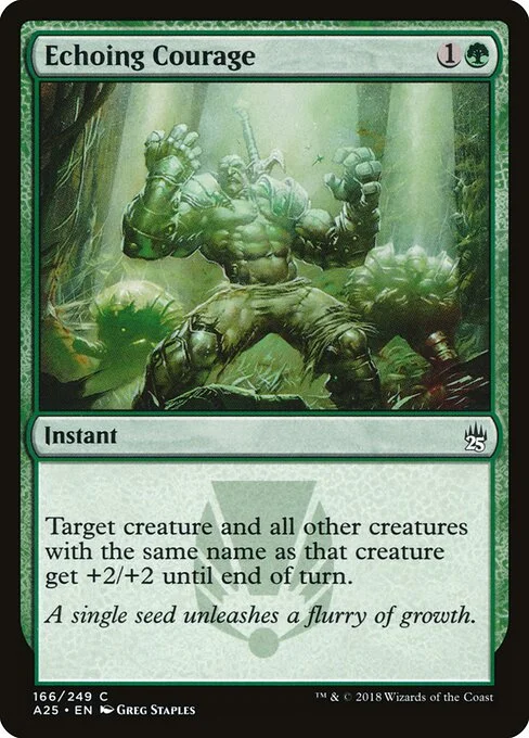 Echoing Courage, carta Magic di tipo Instant illustrata da Greg Staples