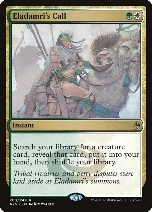 Eladamri's Call, carta Magic di tipo Instant illustrata da Kev Walker