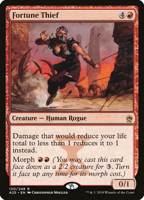 Fortune Thief, carta Magic di tipo Creature — Human Rogue illustrata da Christopher Moeller