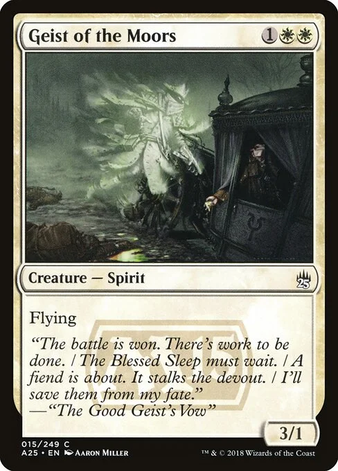 Geist of the Moors, carta Magic di tipo Creature — Spirit illustrata da Aaron Miller