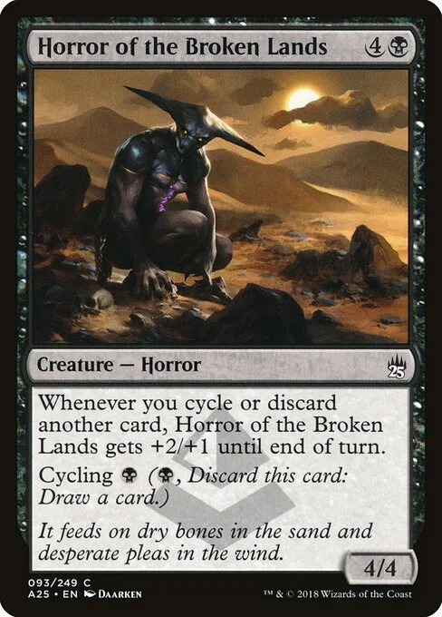 Horror of the Broken Lands, carta Magic di tipo Creature — Horror illustrata da Daarken