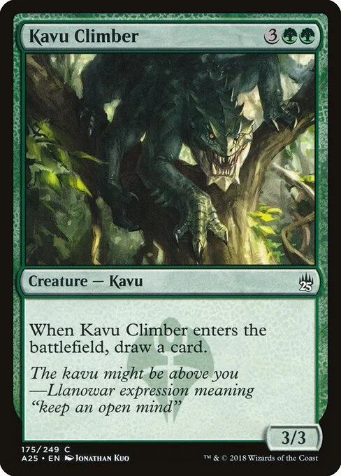 Kavu Climber, carta Magic di tipo Creature — Kavu illustrata da Jonathan Kuo