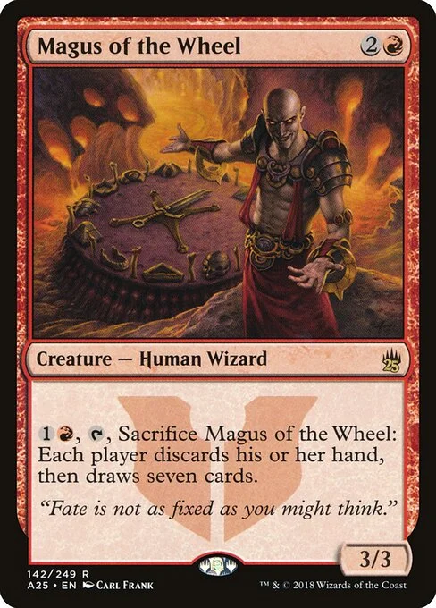Magus of the Wheel, carta Magic di tipo Creature — Human Wizard illustrata da Carl Frank