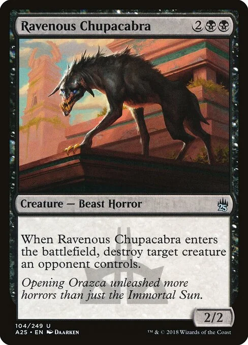 Ravenous Chupacabra, carta Magic di tipo Creature — Beast Horror illustrata da Daarken