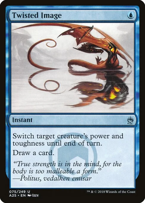 Twisted Image, carta Magic di tipo Instant illustrata da Izzy