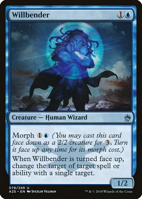 Willbender, carta Magic di tipo Creature — Human Wizard illustrata da Svetlin Velinov