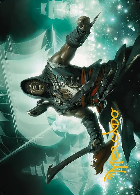 Adéwalé, Breaker of Chains // Adéwalé, Breaker of Chains, carta Magic di tipo Card // Card illustrata da Miguel Mercado