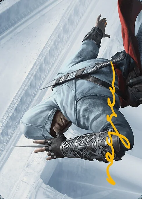 Altaïr Ibn-La'Ahad // Altaïr Ibn-La'Ahad, carta Magic di tipo Card // Card illustrata da Alex Negrea