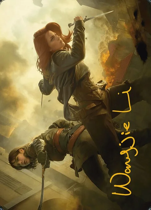 Mary Read and Anne Bonny // Mary Read and Anne Bonny, carta Magic di tipo Card // Card illustrata da Wangjie Li