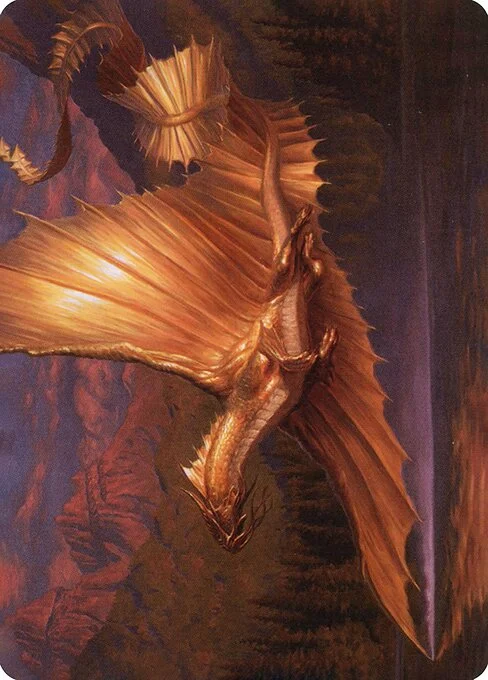 Adult Gold Dragon // Adult Gold Dragon, carta Magic di tipo Card // Card illustrata da Chris Rahn