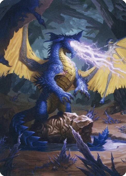 Blue Dragon // Blue Dragon, carta Magic di tipo Card // Card illustrata da Steve Prescott