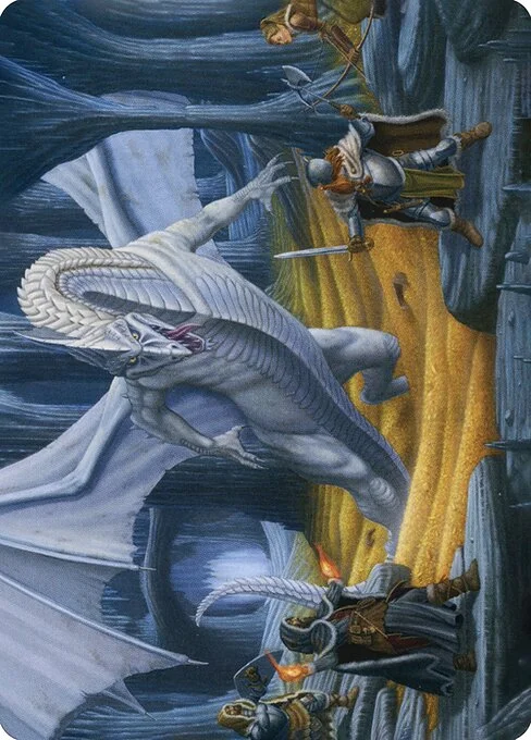 Cave of the Frost Dragon // Cave of the Frost Dragon, carta Magic di tipo Card // Card illustrata da Larry Elmore