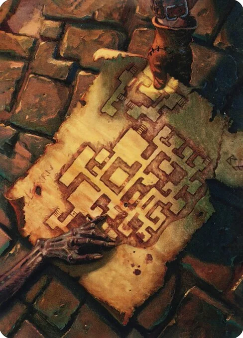 Dungeon Map // Dungeon Map, carta Magic di tipo Card // Card illustrata da Aaron Miller