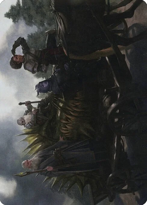 Grim Bounty // Grim Bounty, carta Magic di tipo Card // Card illustrata da Justine Cruz