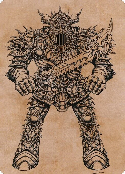 Iron Golem // Iron Golem, carta Magic di tipo Card // Card illustrata da Justine Jones