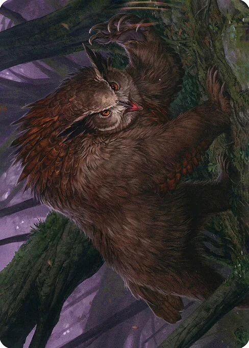 Owlbear // Owlbear, carta Magic di tipo Card // Card illustrata da Ilse Gort