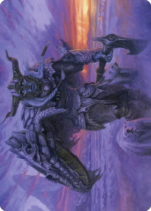 Rimeshield Frost Giant // Frost Giant, carta Magic di tipo Card // Card illustrata da Matt Stewart