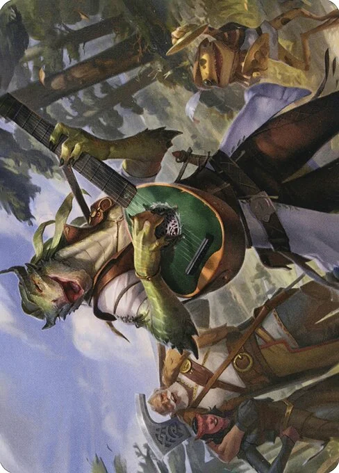Wandering Troubadour // Wandering Troubadour, carta Magic di tipo Card // Card illustrata da Rudy Siswanto