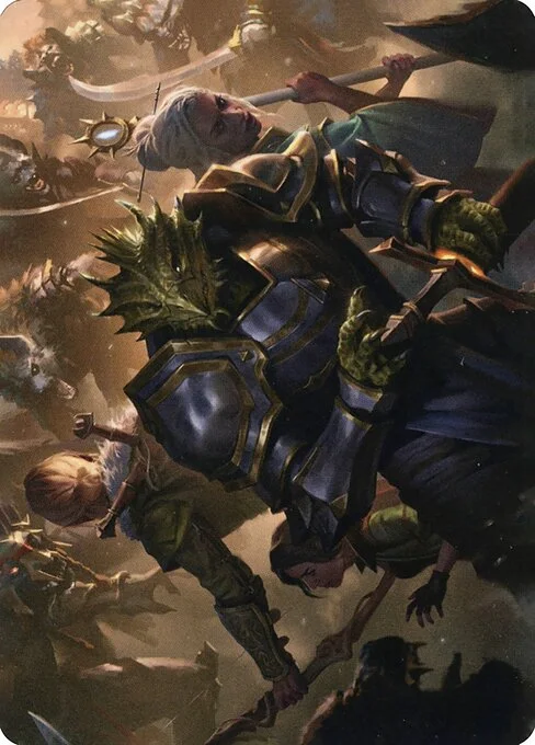 You Come to the Gnoll Camp // You Come to the Gnoll Camp, carta Magic di tipo Card // Card illustrata da Billy Christian