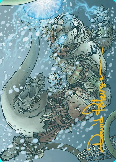 Kitsa, Otterball Elite // Kitsa, Otterball Elite, carta Magic di tipo Card // Card illustrata da David Petersen