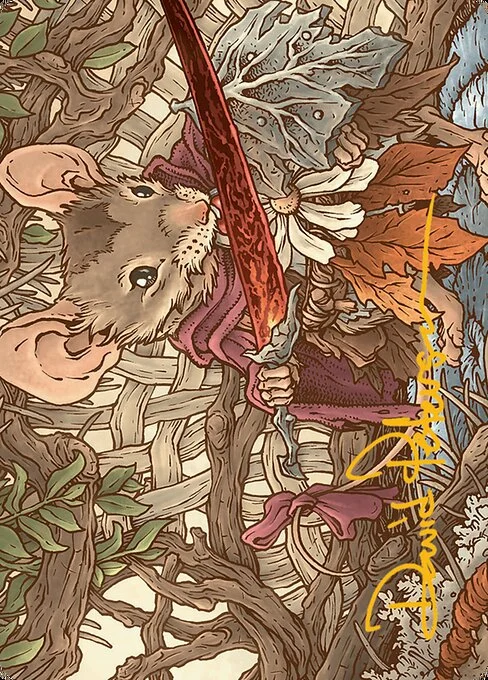 Mabel, Heir to Cragflame // Mabel, Heir to Cragflame, carta Magic di tipo Card // Card illustrata da David Petersen