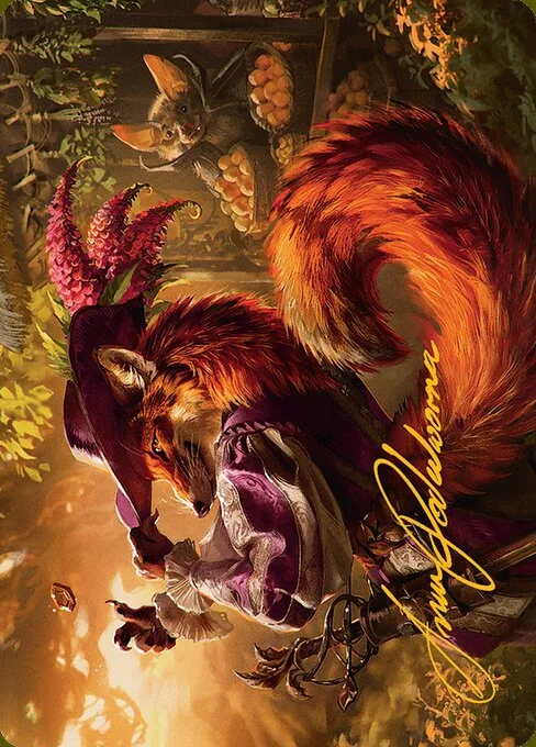 Mr. Foxglove // Mr. Foxglove, carta Magic di tipo Card // Card illustrata da Anna Podedworna