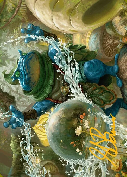 Pond Prophet // Pond Prophet, carta Magic di tipo Card // Card illustrata da Simon Dominic