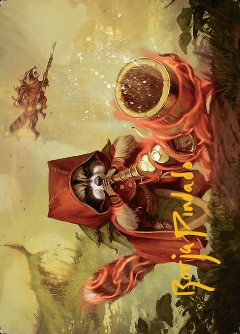 Raccoon Rallier // Raccoon Rallier, carta Magic di tipo Card // Card illustrata da Borja Pindado