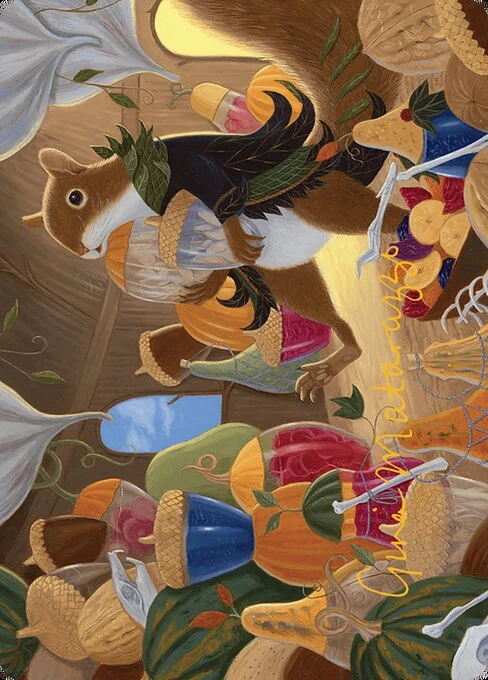 Stocking the Pantry // Stocking the Pantry, carta Magic di tipo Card // Card illustrata da Gina Matarazzo