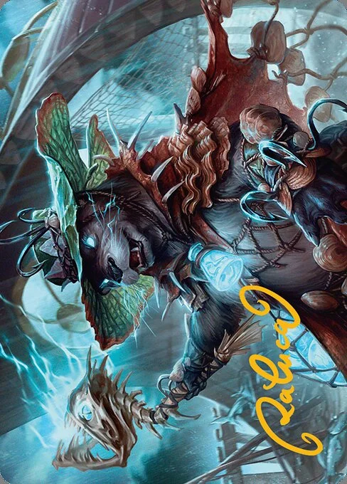 Tempest Angler // Tempest Angler, carta Magic di tipo Card // Card illustrata da Raluca Marinescu