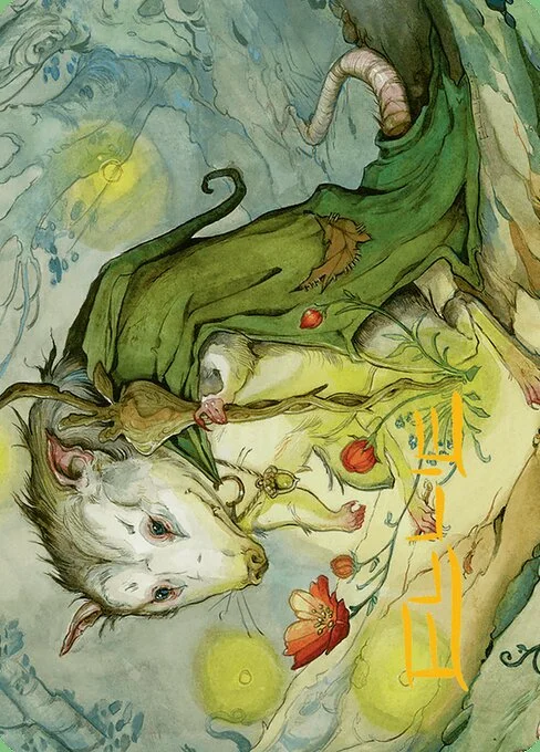 Tender Wildguide // Tender Wildguide, carta Magic di tipo Card // Card illustrata da Ellie Livingston